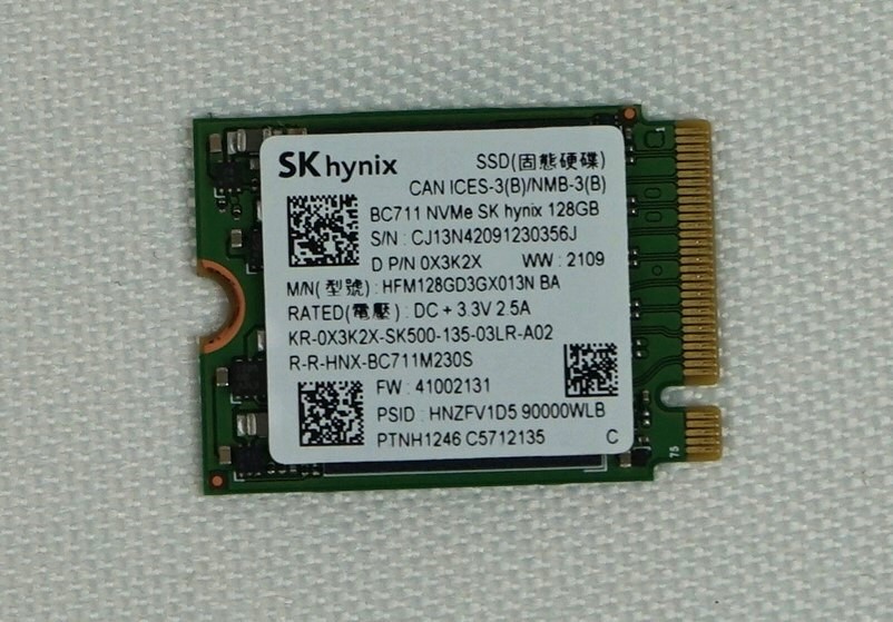 Dell X3K2X 128 GB Solid State Drive