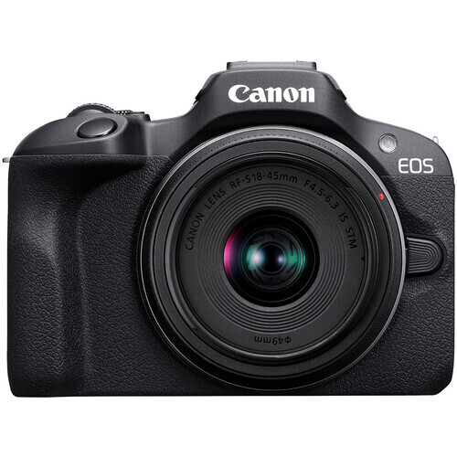 Canon 6052C012 EOS R100 Mirrorless Camera with RF-S 18-45MM F/4.5-6.3