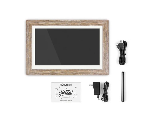 Aluratek ASHDPF13F 13.3 Inches Wi-Fi Touchscreen Digital Photo Frame