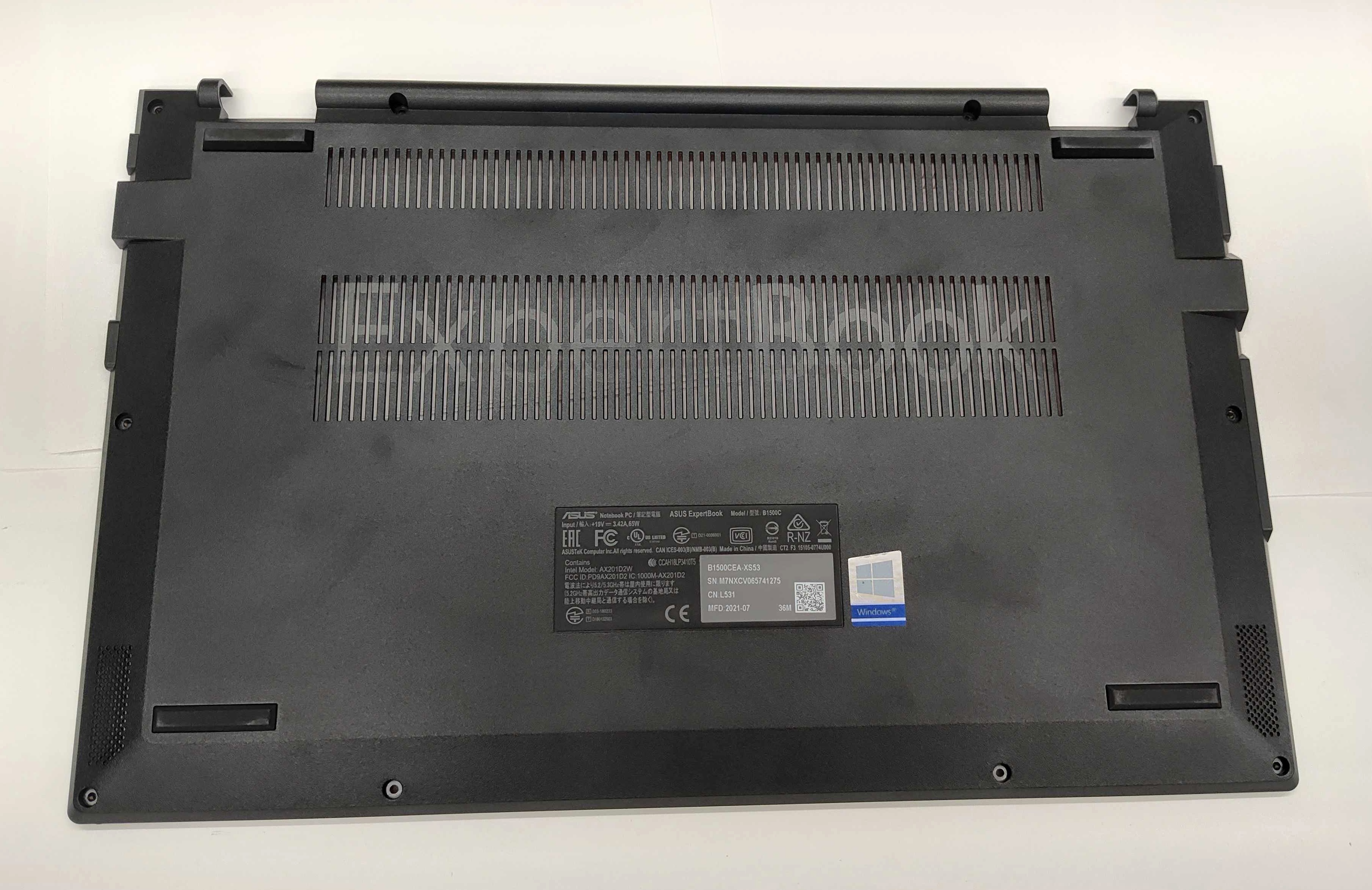 Bottom Base Assembly Cover Lid For Expertbook B1500c - Black