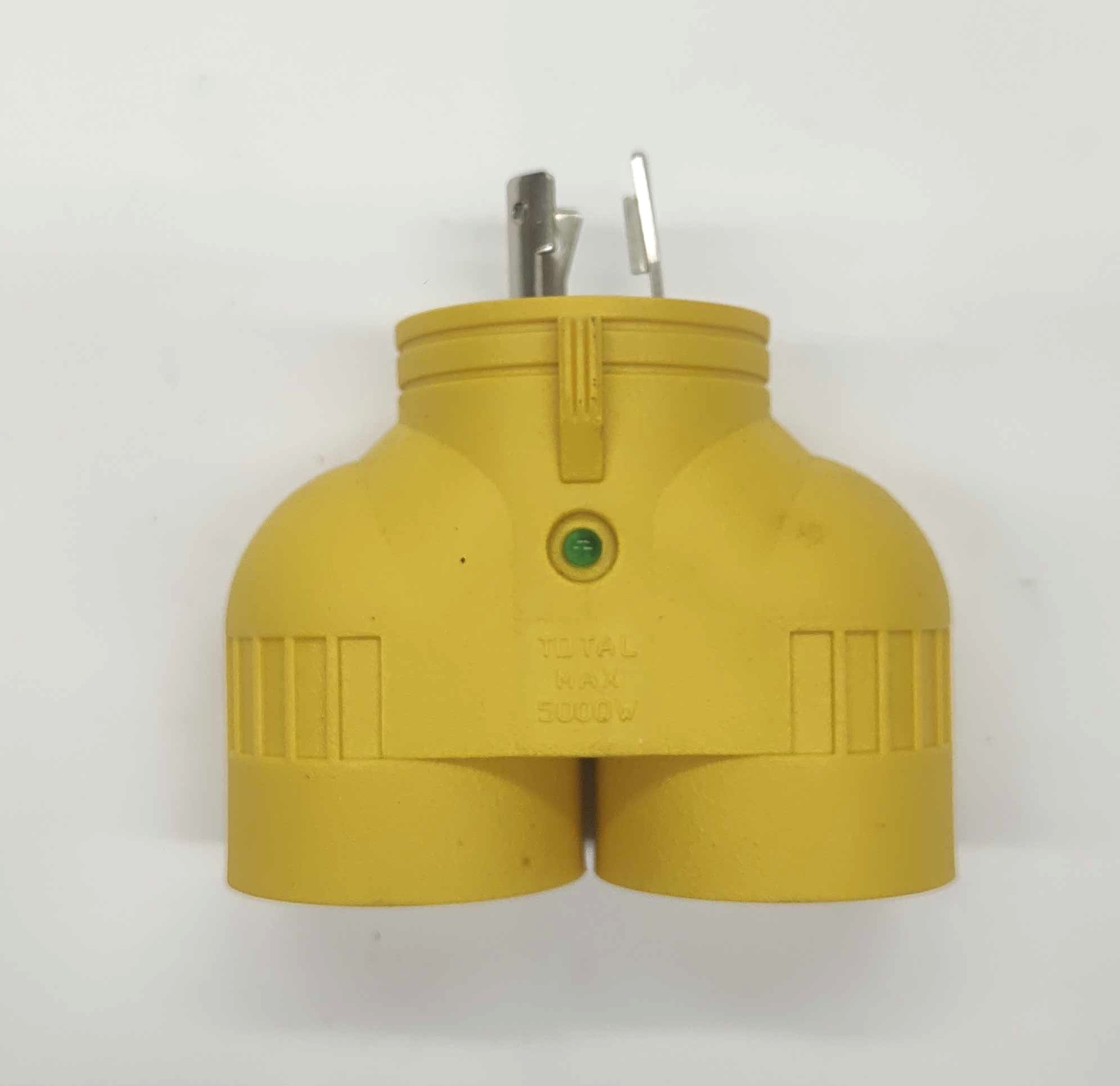 Seller photo of AC Works ADVL1420520 Generator V-duo Outlet Adapter
