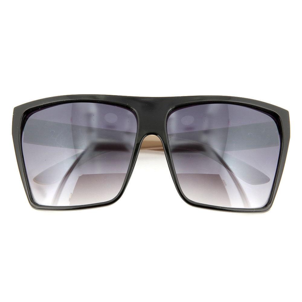 GrinderPUNCH Grande Estilo Retro Cuadrado Aviador Parte Superior Plana Gafas de Sol Tonos - Imagen 30 de 44