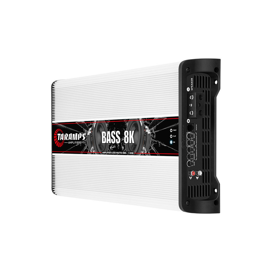 Taramps BASS 8K 1-CH Monoblock 8000W RMS 1-Ohm Class-D Car