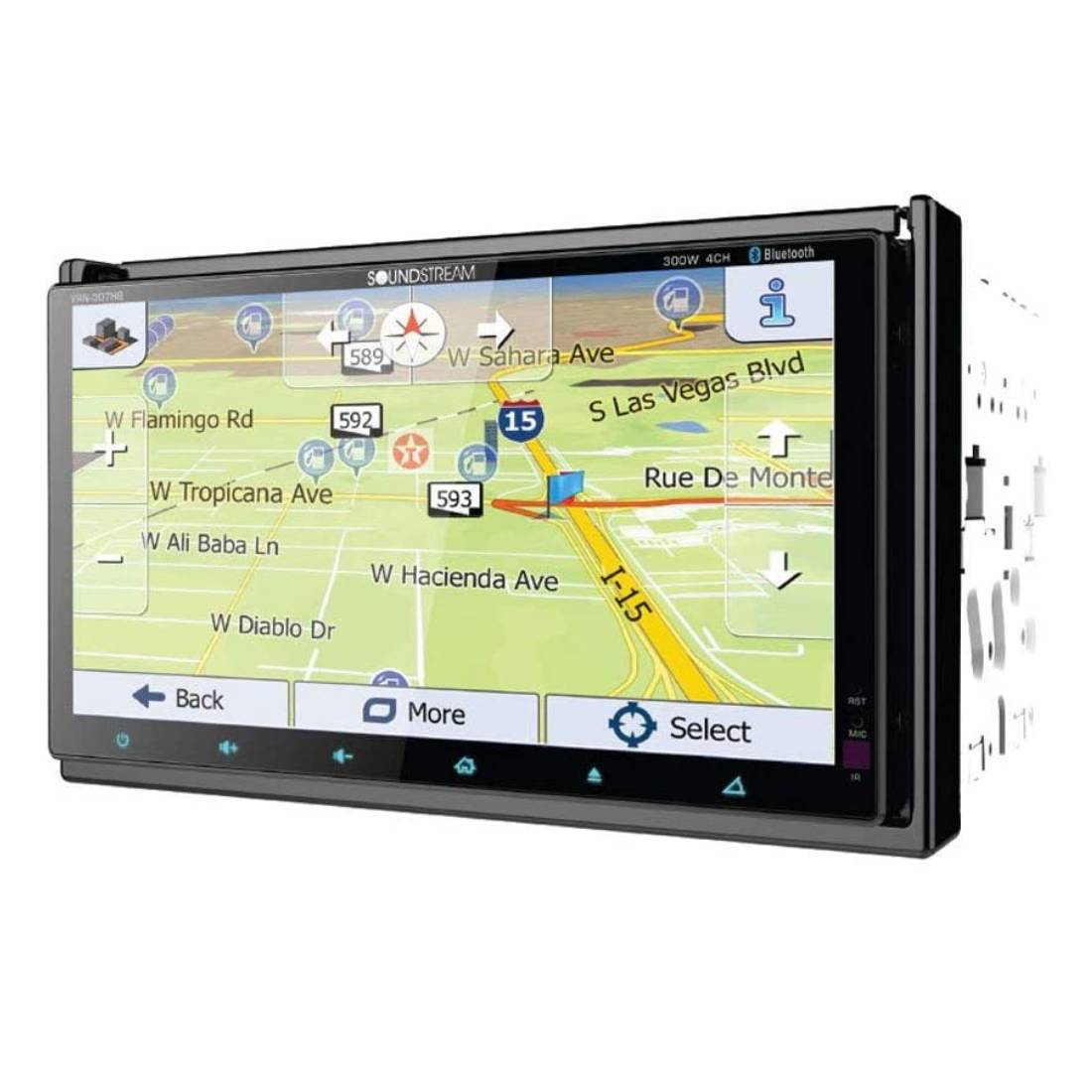 Soundstream VRNDD7HB Double DIN Bluetooth InDash DVD/CD/AM/FM Car