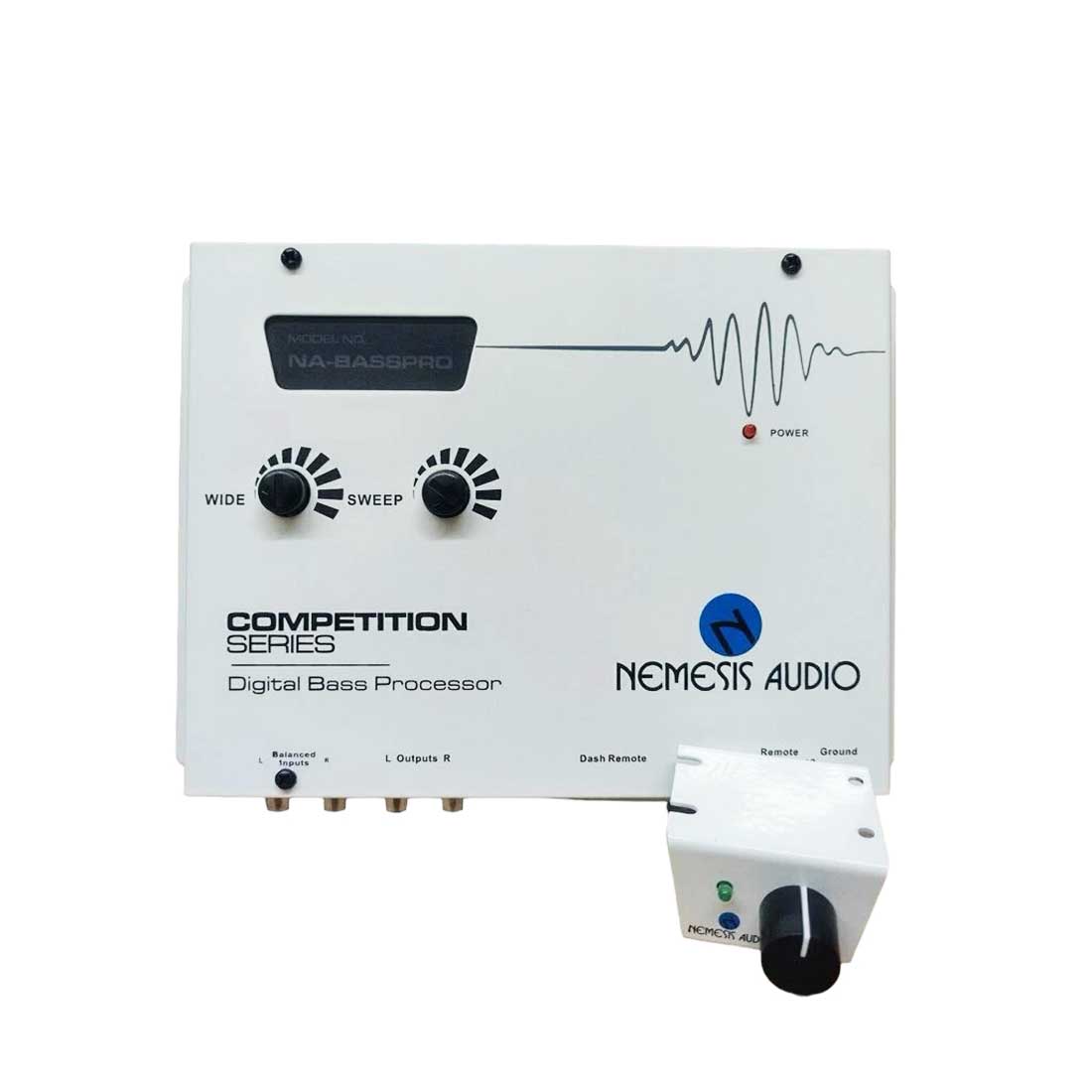 Nemesis Audio NA-BASSPRO (White) Digital Bass Processor with Bass