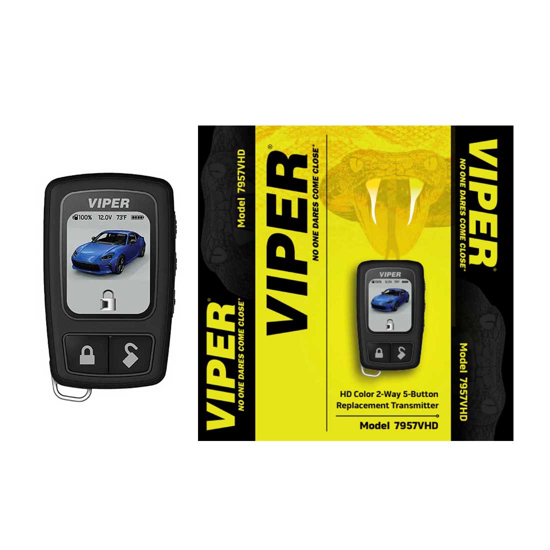 Viper 7957VHD 2-Way 5-Button HD Color LCD Remote Start Transmitter