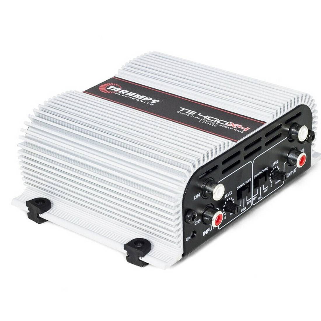 TARAMPS TS 400X4 400 Watts Max Power 2 Ohms 4 Channel Full Range Car