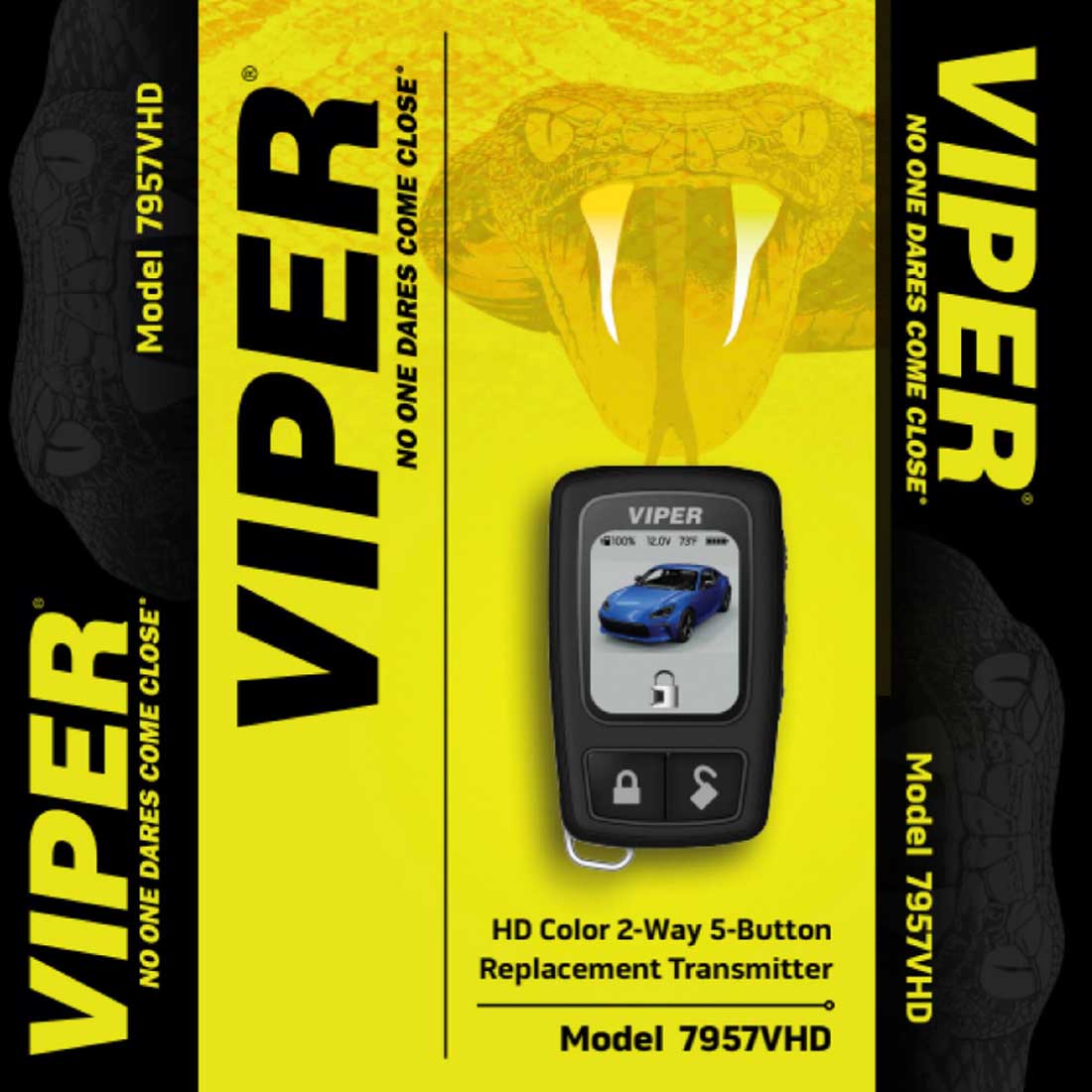 Viper 7957VHD 2-Way 5-Button HD Color LCD Remote Start Transmitter