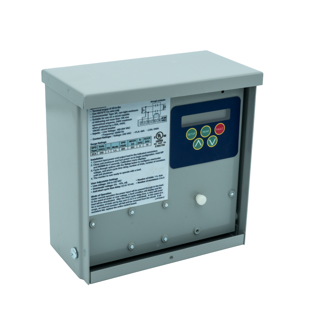 ICM Controls ICM493 Single Phase Line Voltage Monitor Surge Protector 40A HVAC