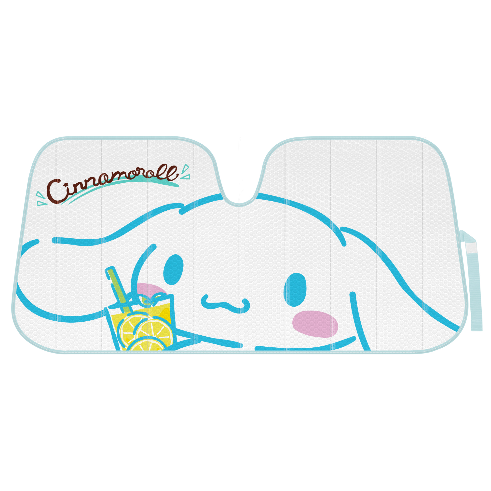 Official Sanrio Cinnamoroll Lemon Chill Windshield Sunshade (58x28