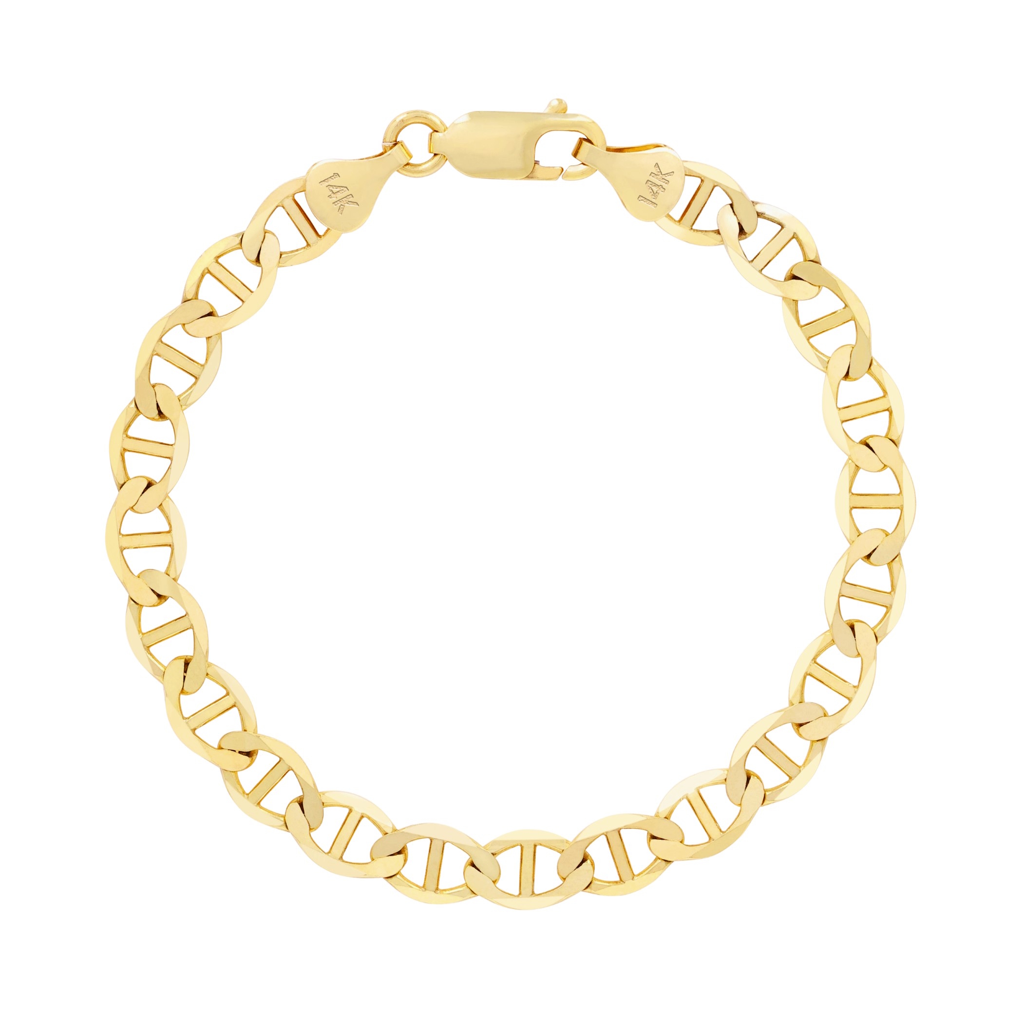 【HYERES LOR】23SS★ Surgical Chain Yellow Bracelet M A442_Gold_Tone_Figaro_Mid1_900