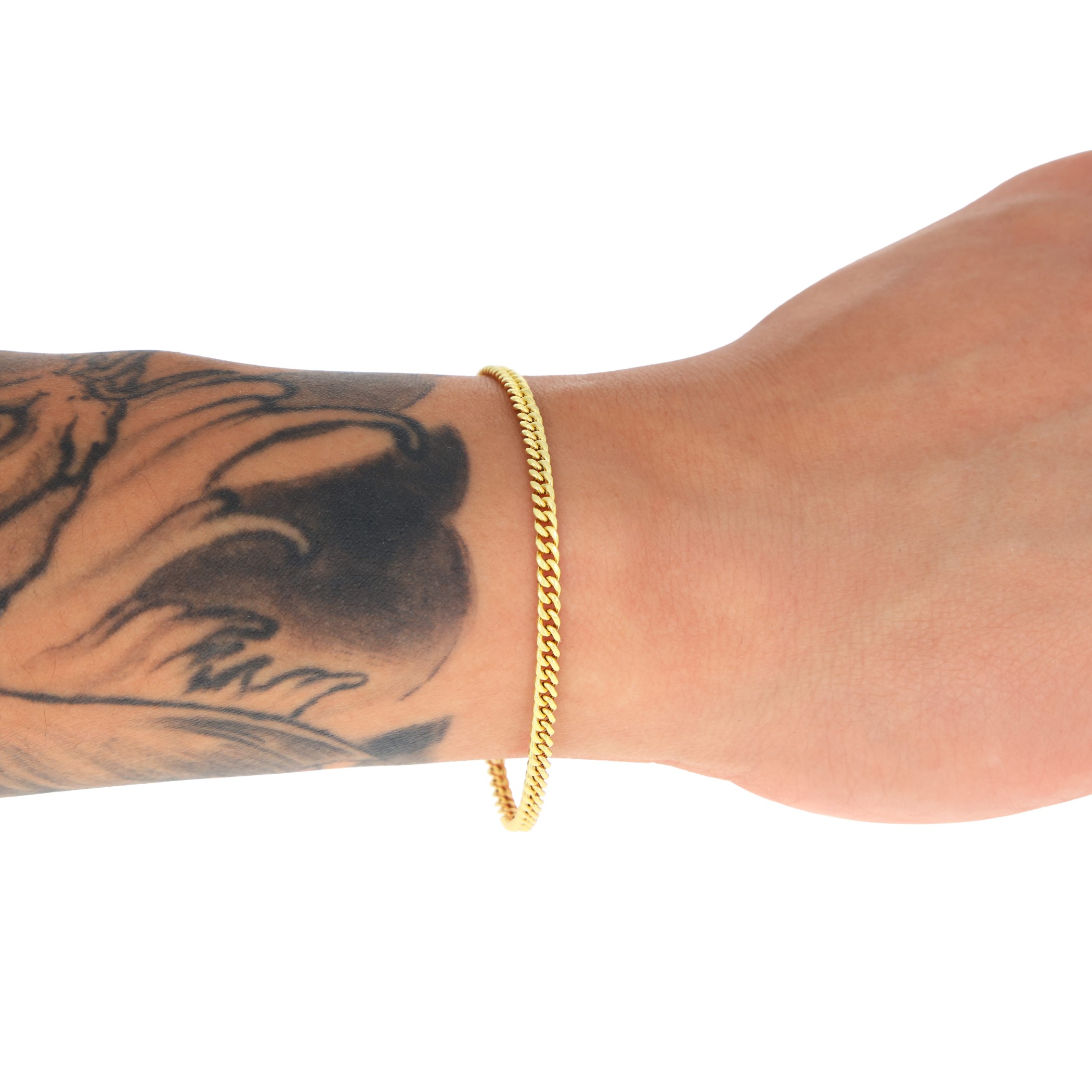 ロンハーマン取扱◆Miansai 14金 Cuban ブレスレット Annex Cuban Chain Bracelet Matte Sterling Silver Men's | Miansai