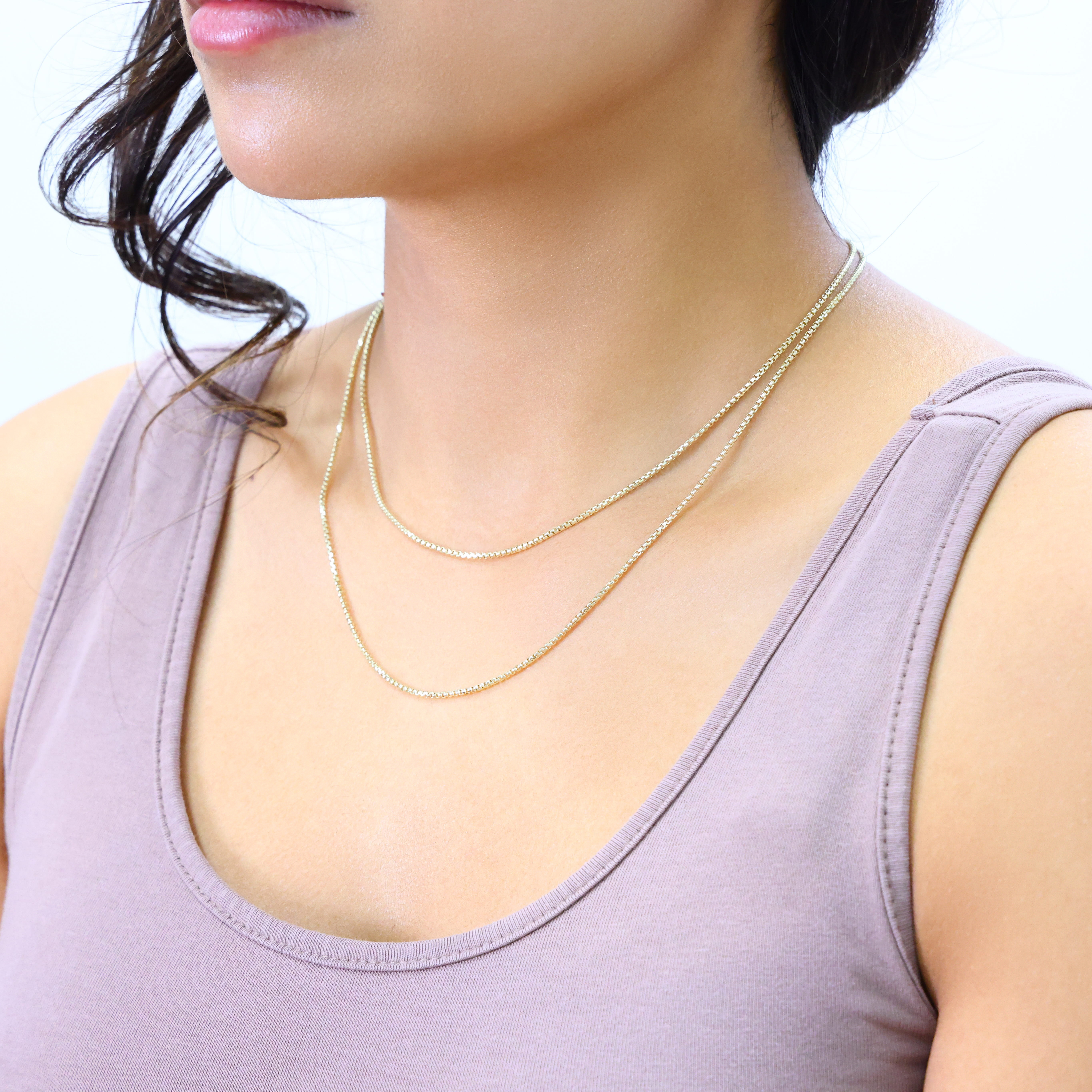 Collana Oro Giallo 14K A Grano Rotondo: Classica E Luminosa, Disponibile In Varie Lunghezze Da 40 A 61 Cm.