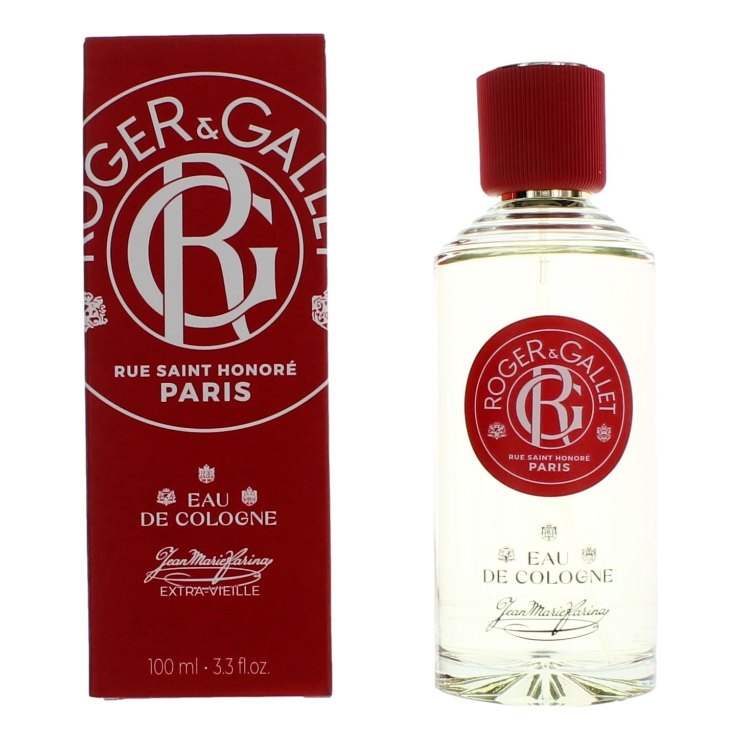 Roger & Gallet Jean Marie Farina, 3.3oz Eau De Cologne Spray For Unisex