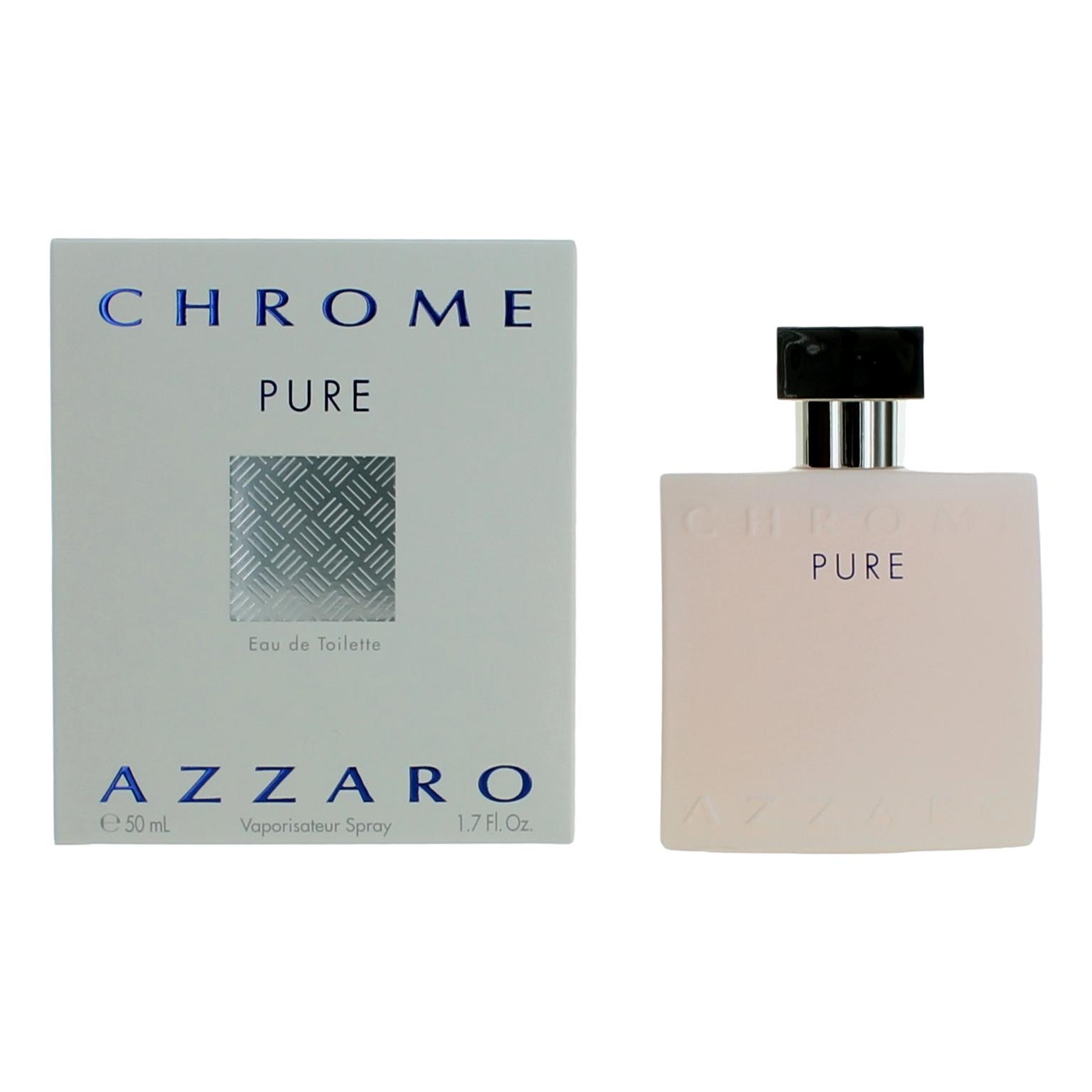 Chrome Pure By Azzaro, 1.7 Oz Edt Spray For Men