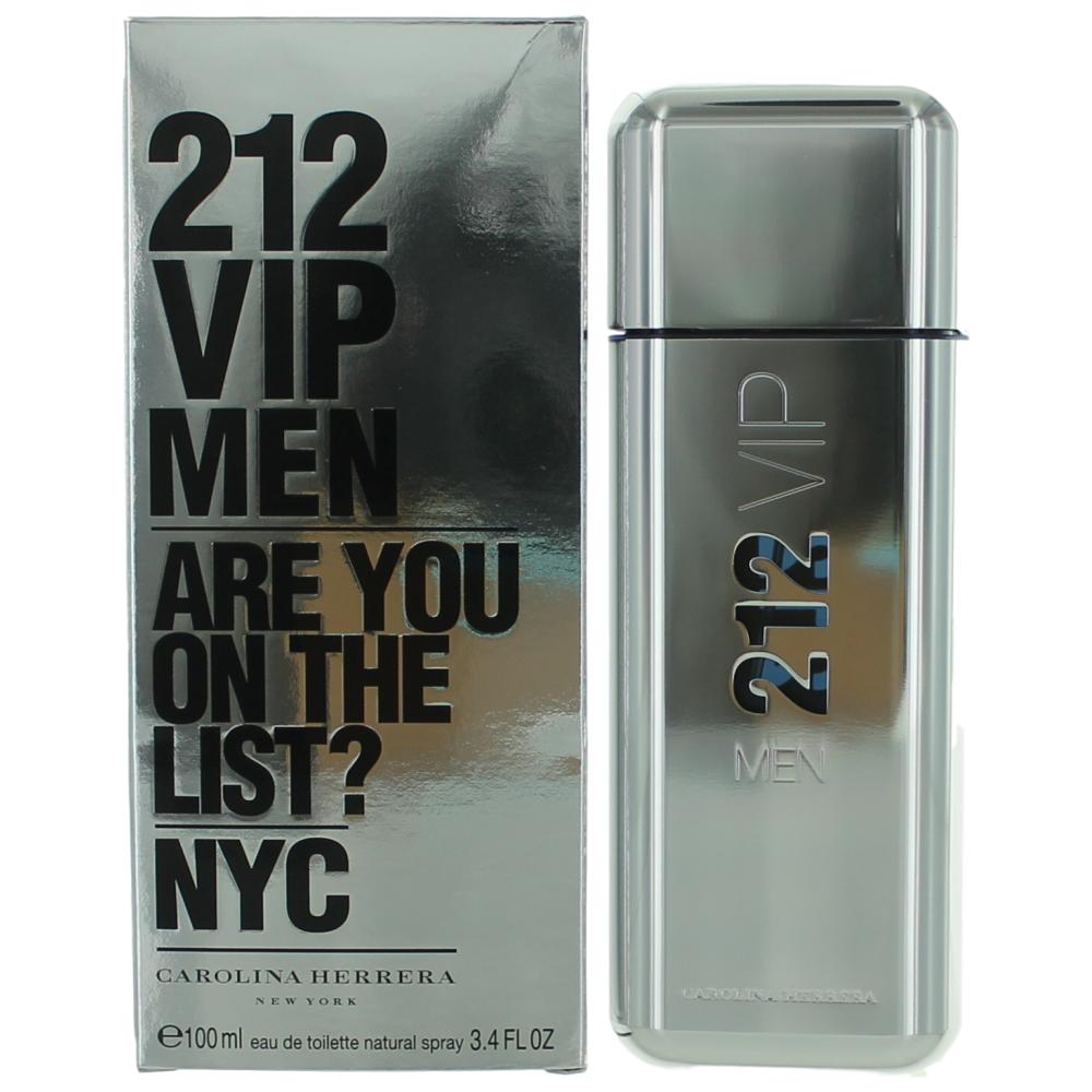 212 Vip By Carolina Herrera, 3.4 Oz Edt Spray For Men