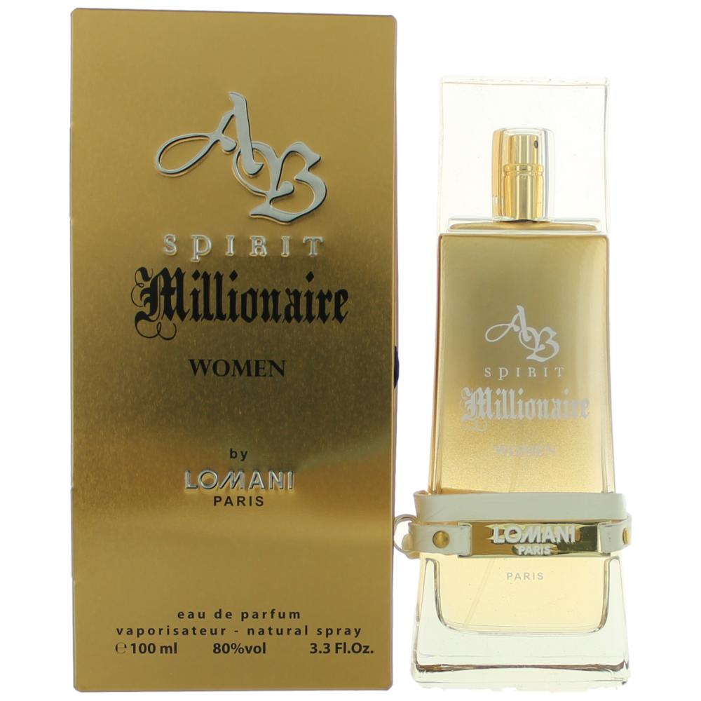 Ab Spirit Millionaire By Lomani, 3.3 Oz Edp Spray For Women