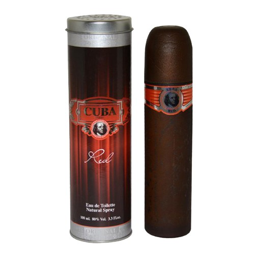 Fragluxe CUBA RED Eau De Toilette Spray for Men 3.4 oz