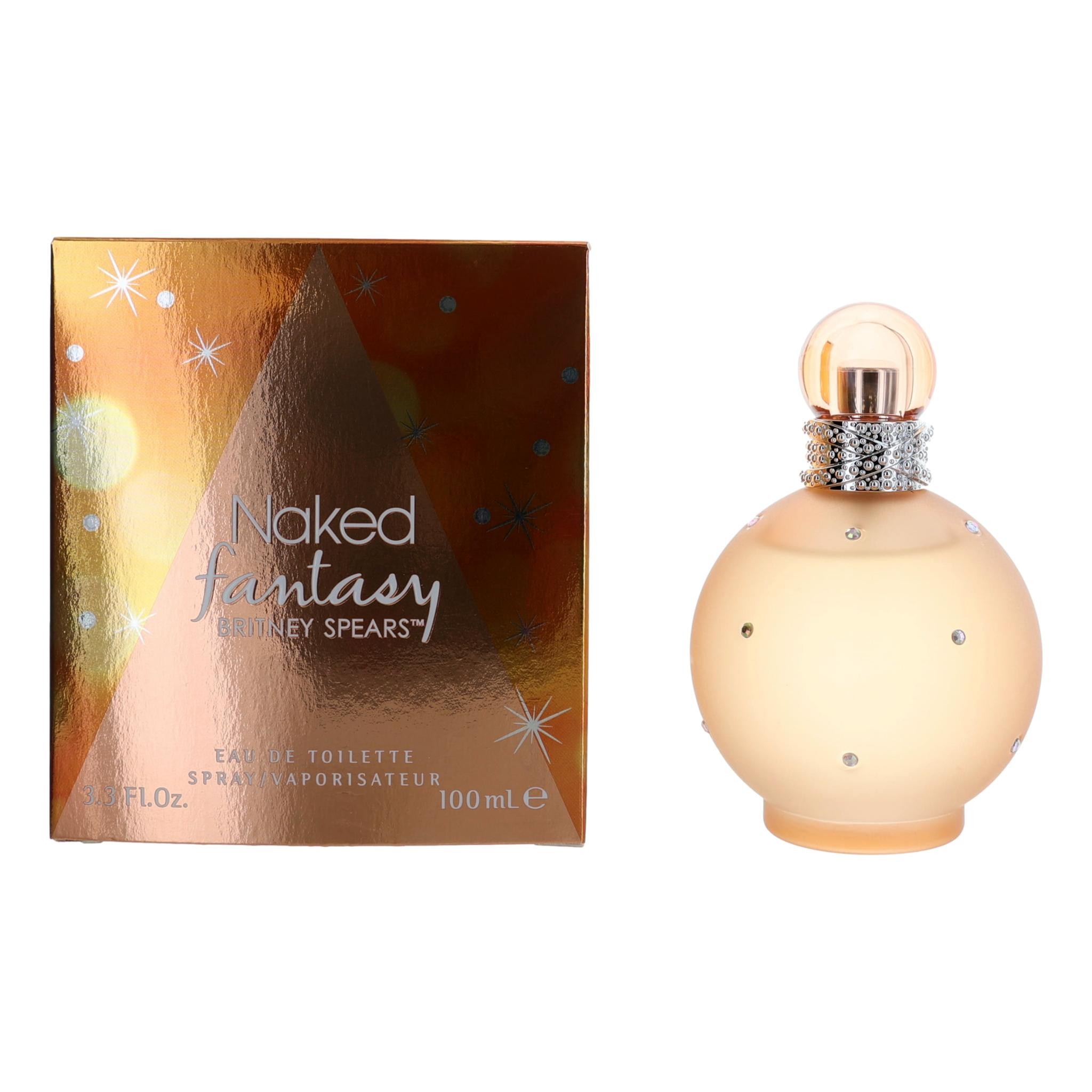 Naked Fantasy By Britney Spears, 3.3 Oz Edt Spray For Women