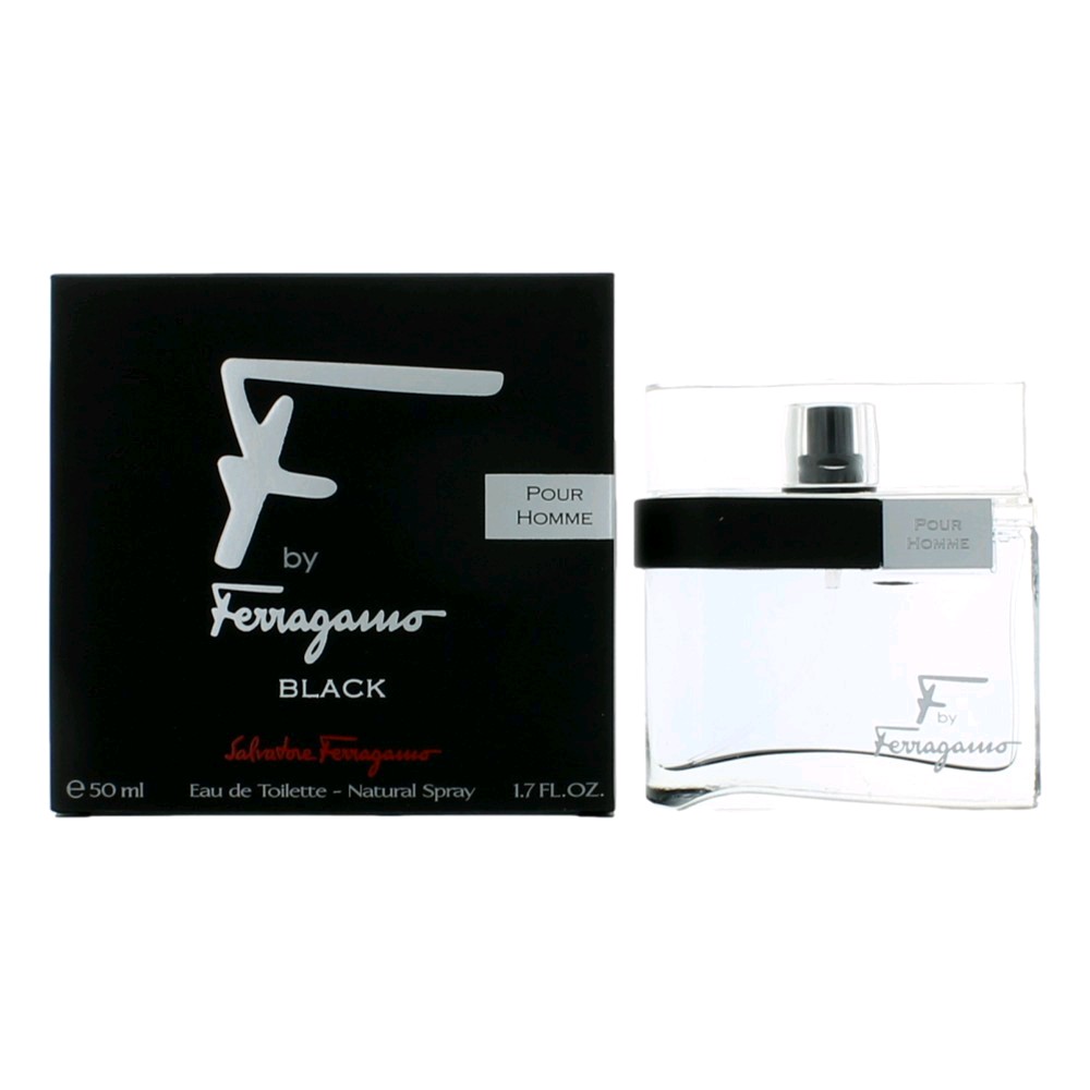 F Black By Salvatore Ferragamo, 1.7 Oz Edt Spray For Men