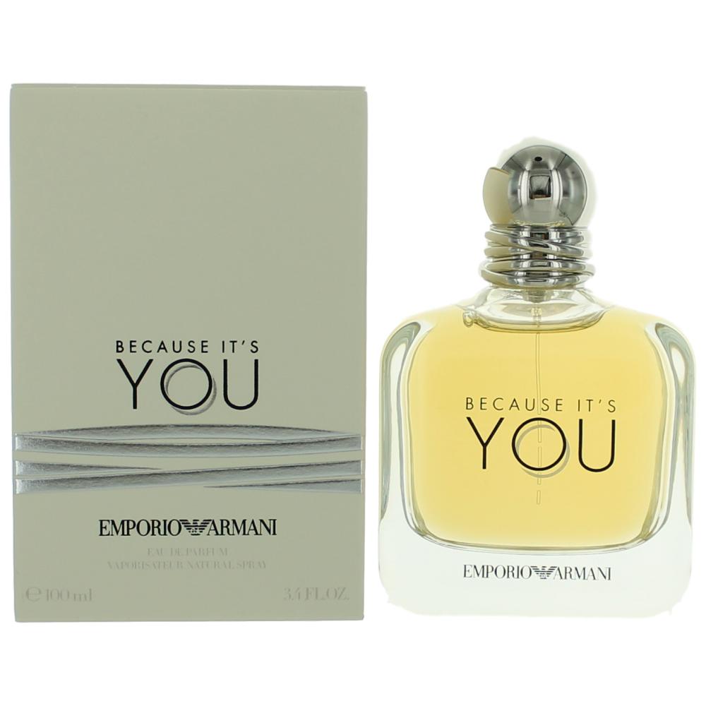 Because It's You By Emporio Armani, 3.4 Oz Edp Spray For Women