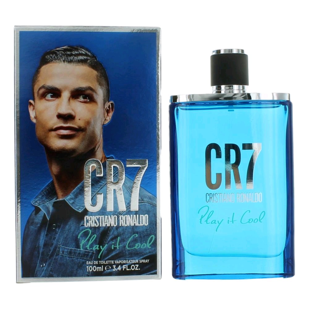 Cr7 Play It Cool By Cristiano Ronaldo, 3.4 Oz Edt Spray For Men