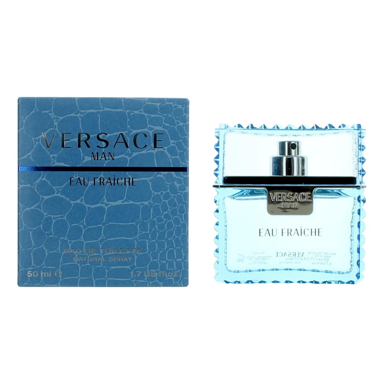 Versace Man Eau Fraiche  By Versace, 1.7 Oz Edt Spray For Men