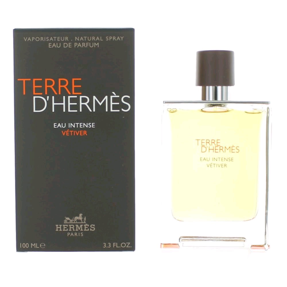 Terre D'hermes Eau Intense Vetiver By Hermes, 3.3 Oz Edp Spray For Men