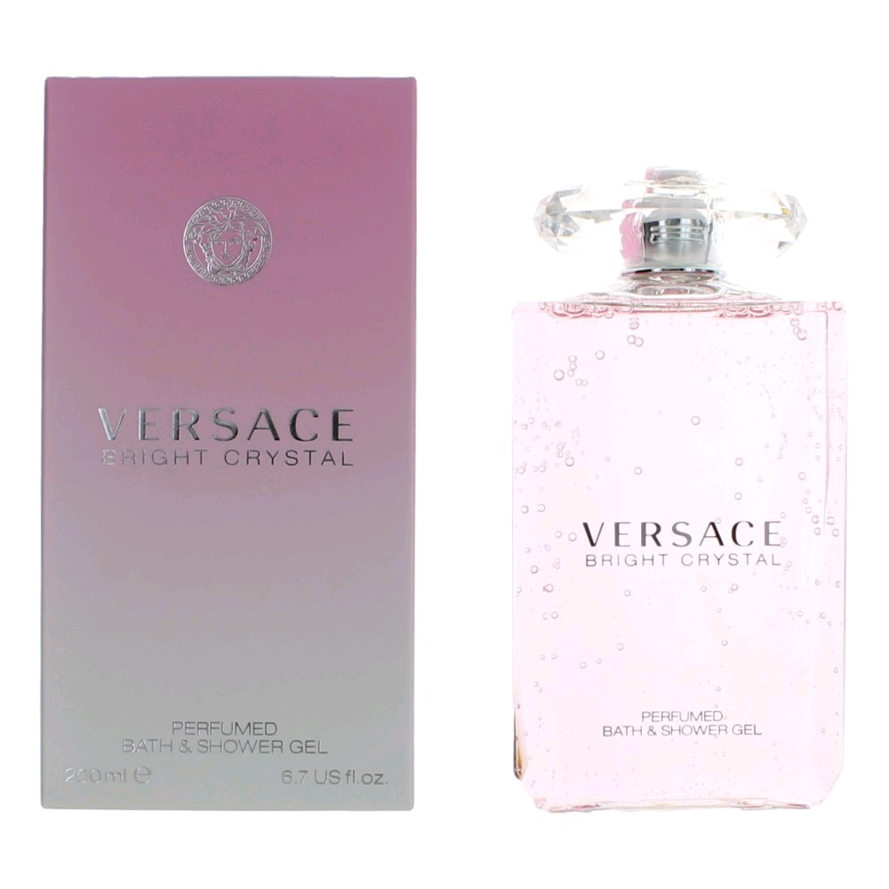 Versace Bright Crystal By Versace, 6.7oz Perfumed Bath & Shower Gel Women