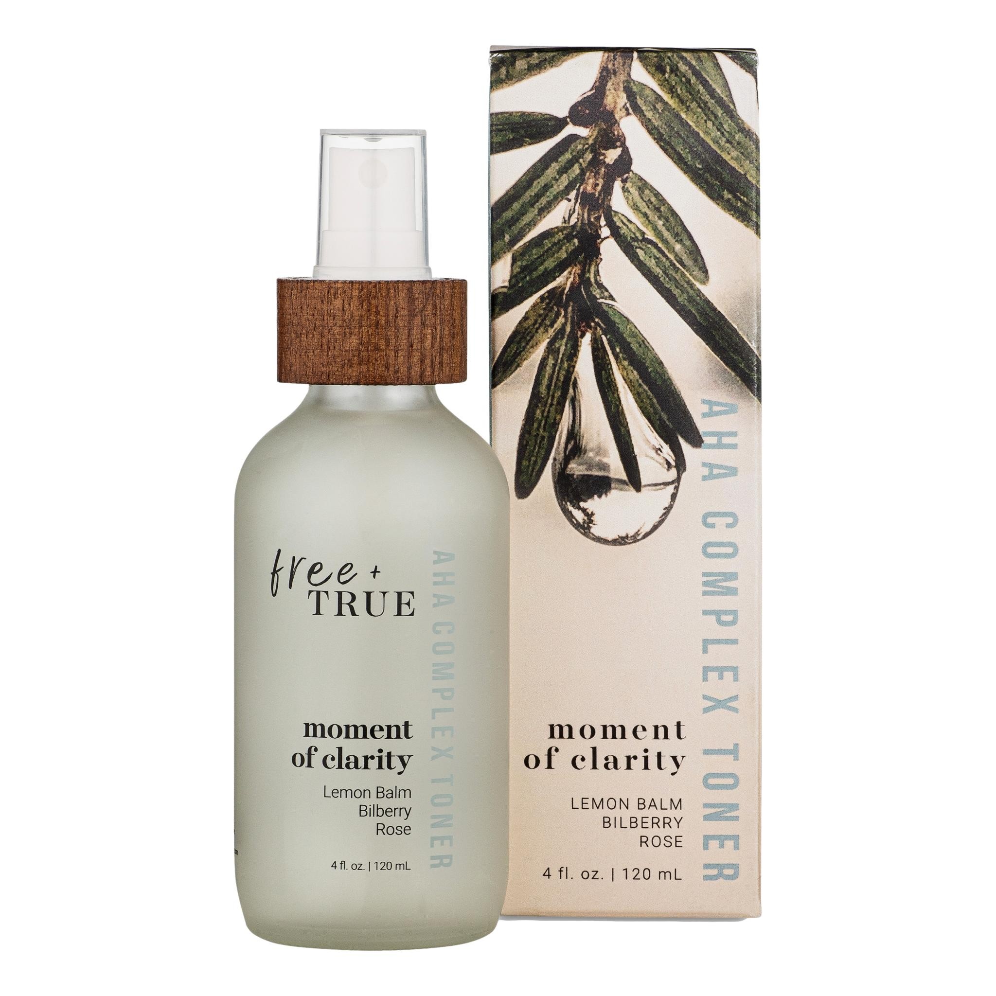 Free + True Moment Of Clarity By Free + True, Aha Complex Toner