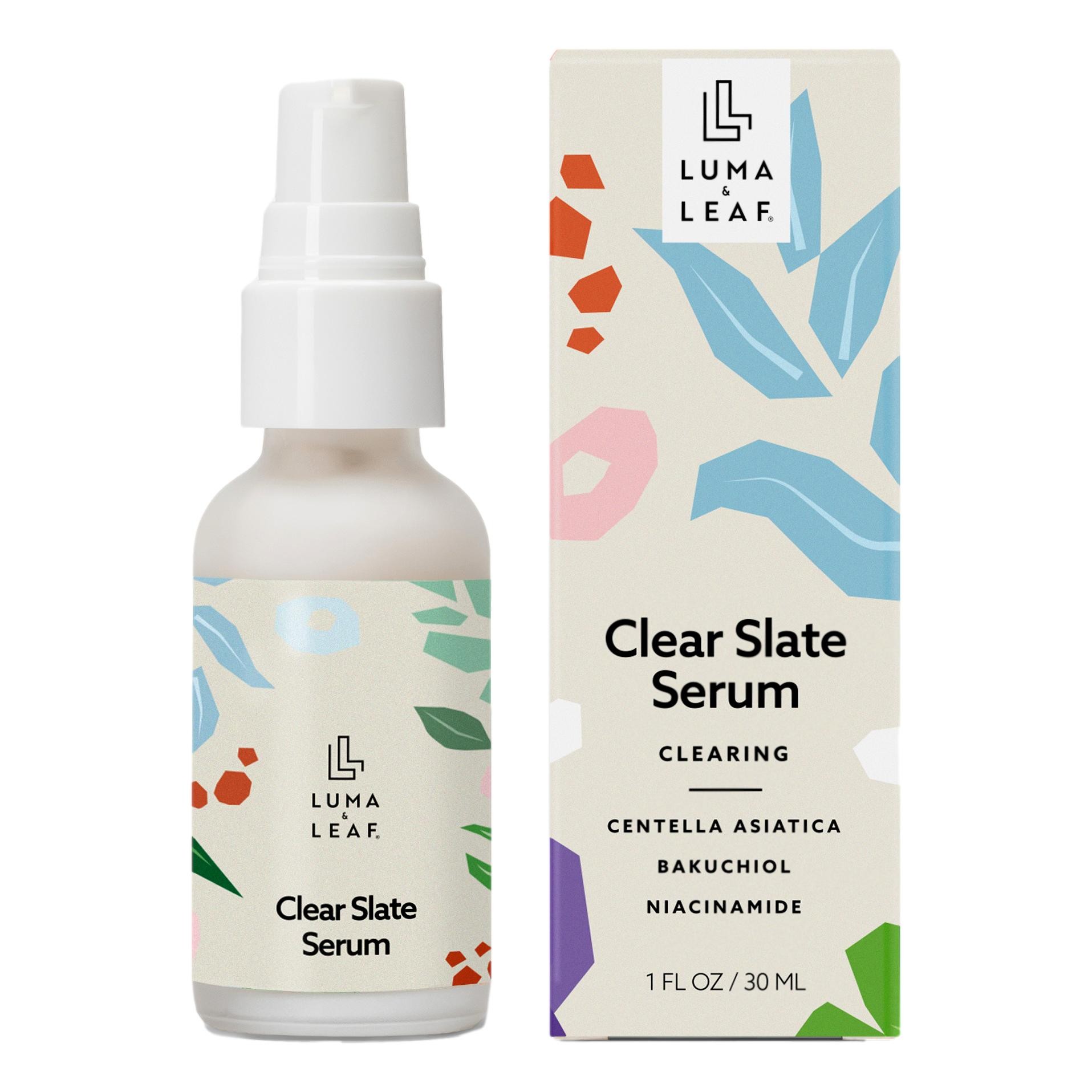 Luma & Leaf Clear Slate Serum, Bakuchiol + Aloe Clearing Serum