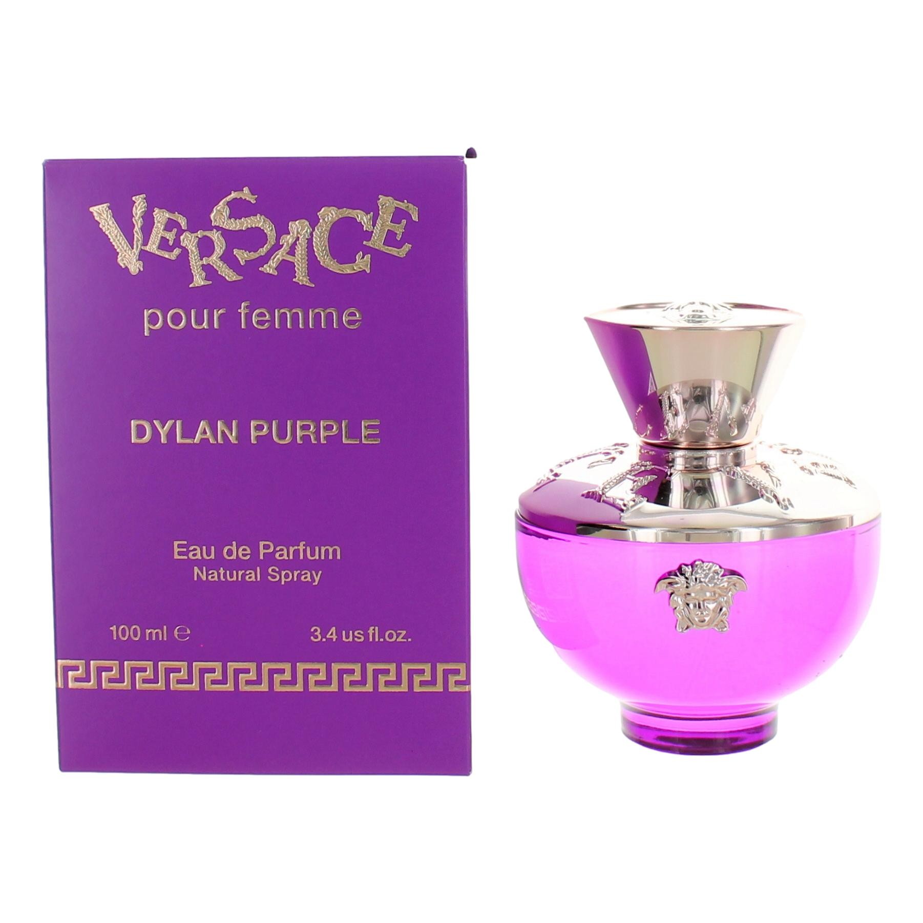 Versace purple top bottle perfume