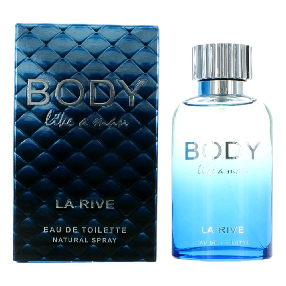 Body Like A Man By La Rive, 3 Oz Edt Spray For Men