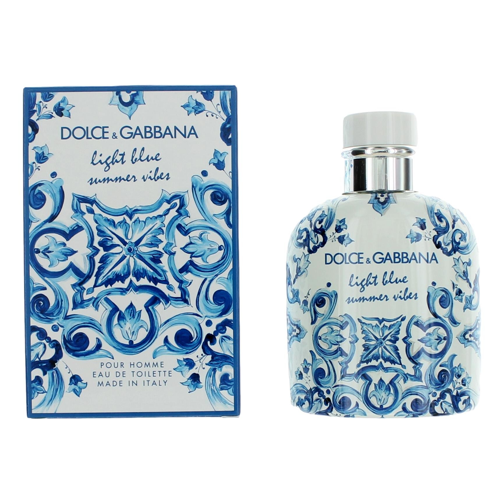 Light Blue Summer Vibes By Dolce & Gabbana, 4.2 Oz Edt Spray For Men