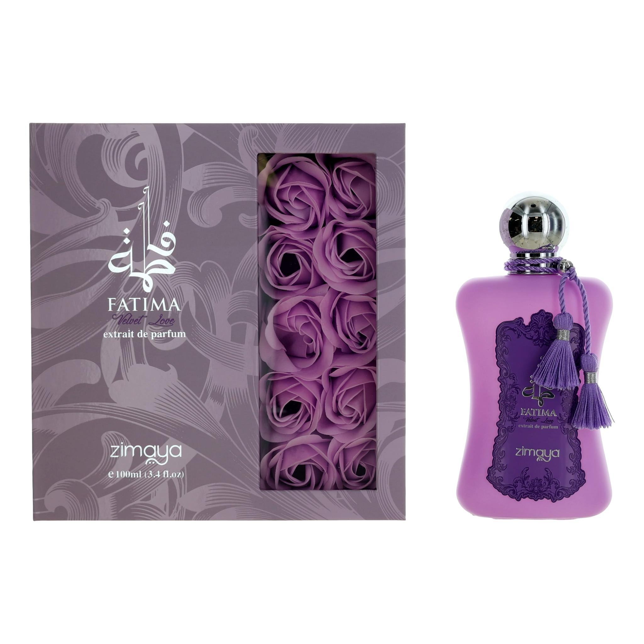 Fatima Velvet Love By Zimaya,  3.4 Oz Extrait De Parfum Spray Women