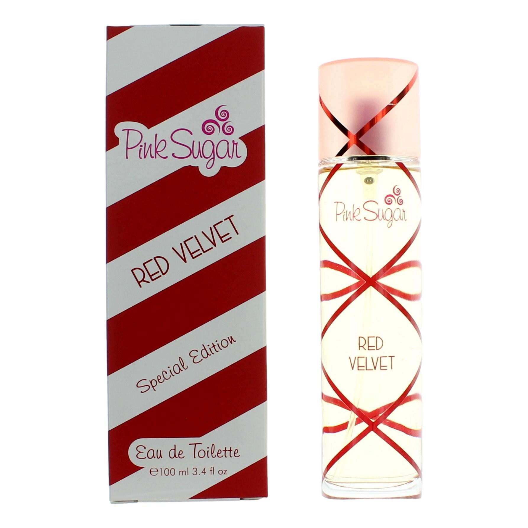 Pink Sugar Red Velvet Special Edition By Aquolina, 3.4oz Edt Spray Women
