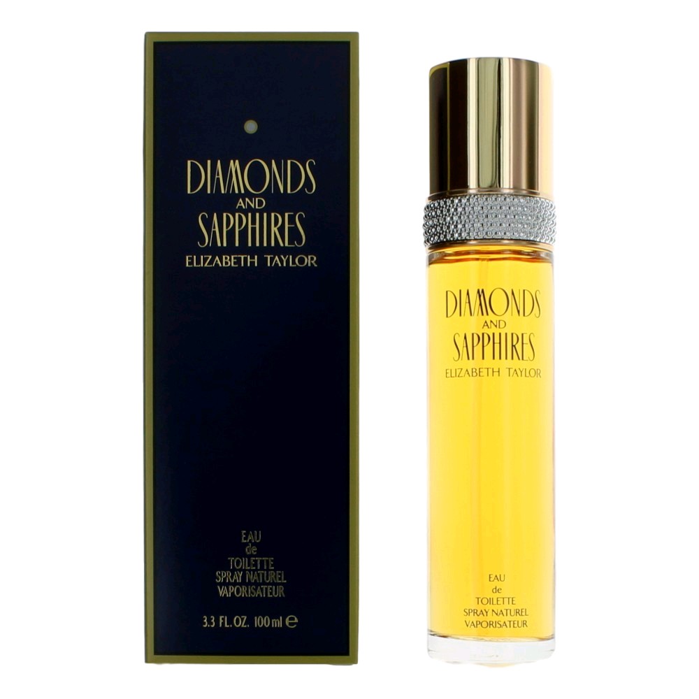 Diamonds & Sapphires By Elizabeth Taylor, 3.3 Oz Edt Spray For Women