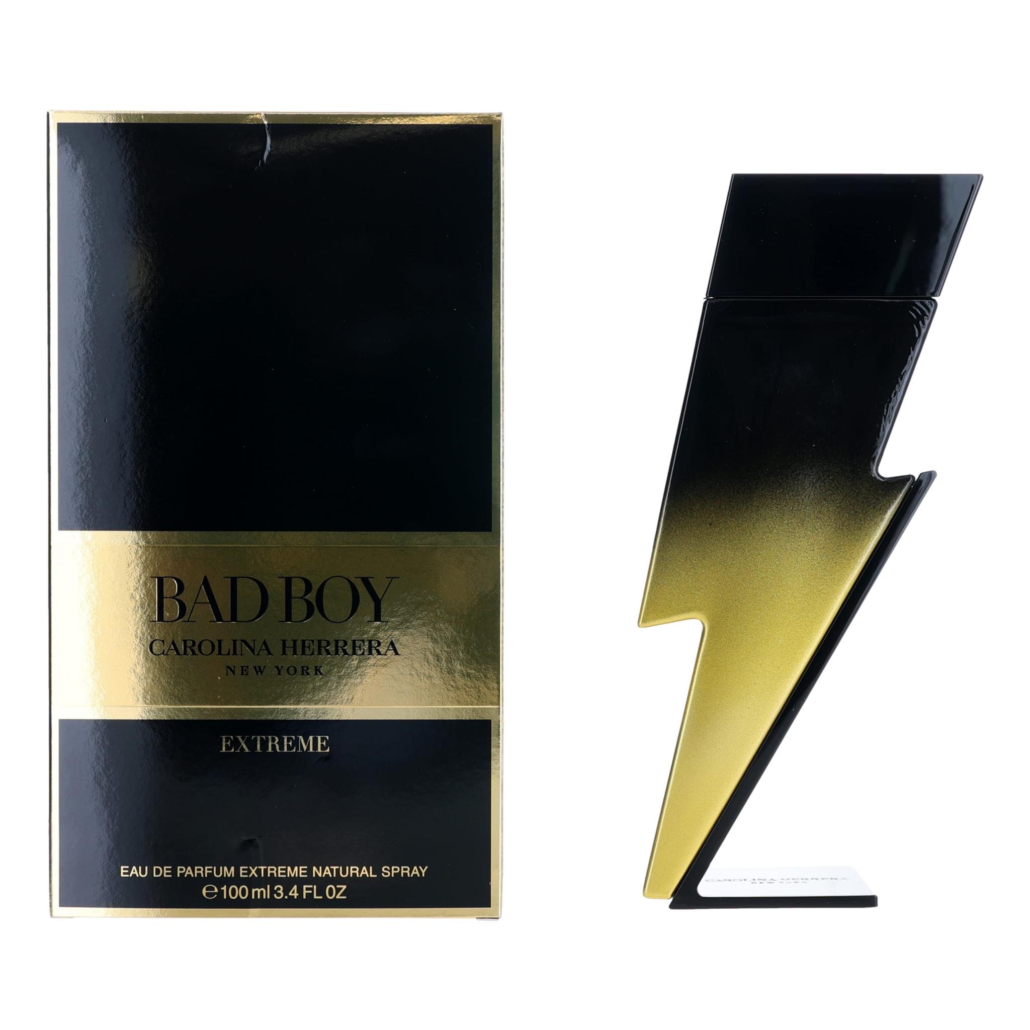 Bad Boy Extreme By Carolina Herrera, 3.4oz Eau De Pafum Extreme Spray Men