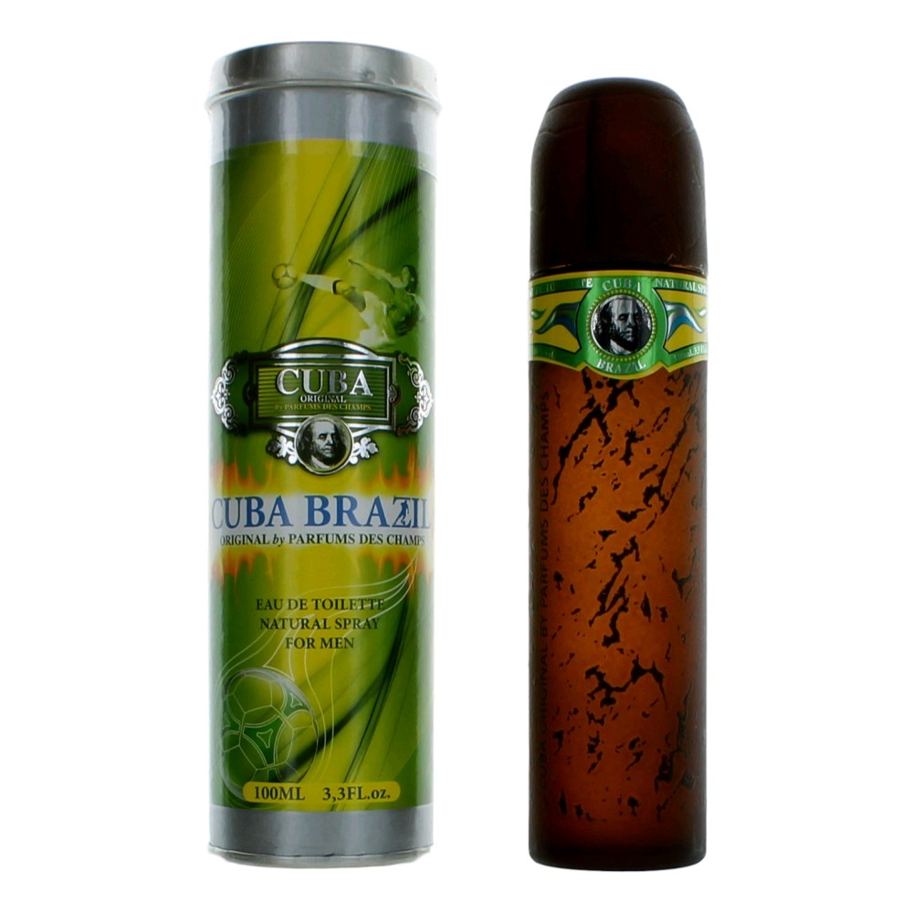 Cuba Brazil By Cuba, 3.3 Oz Edt Spray For Men