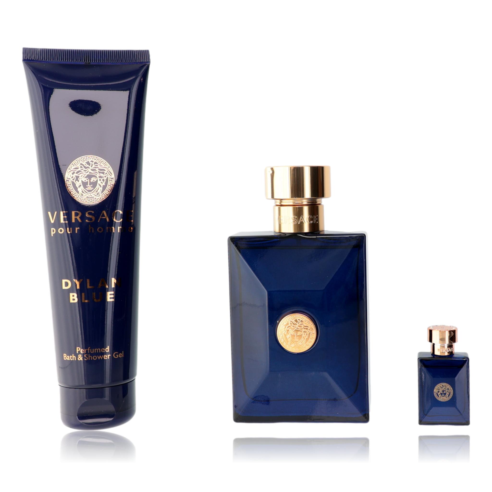 Versace Dylan Blue by Versace, 3 Piece Gift Set for Men | eBay