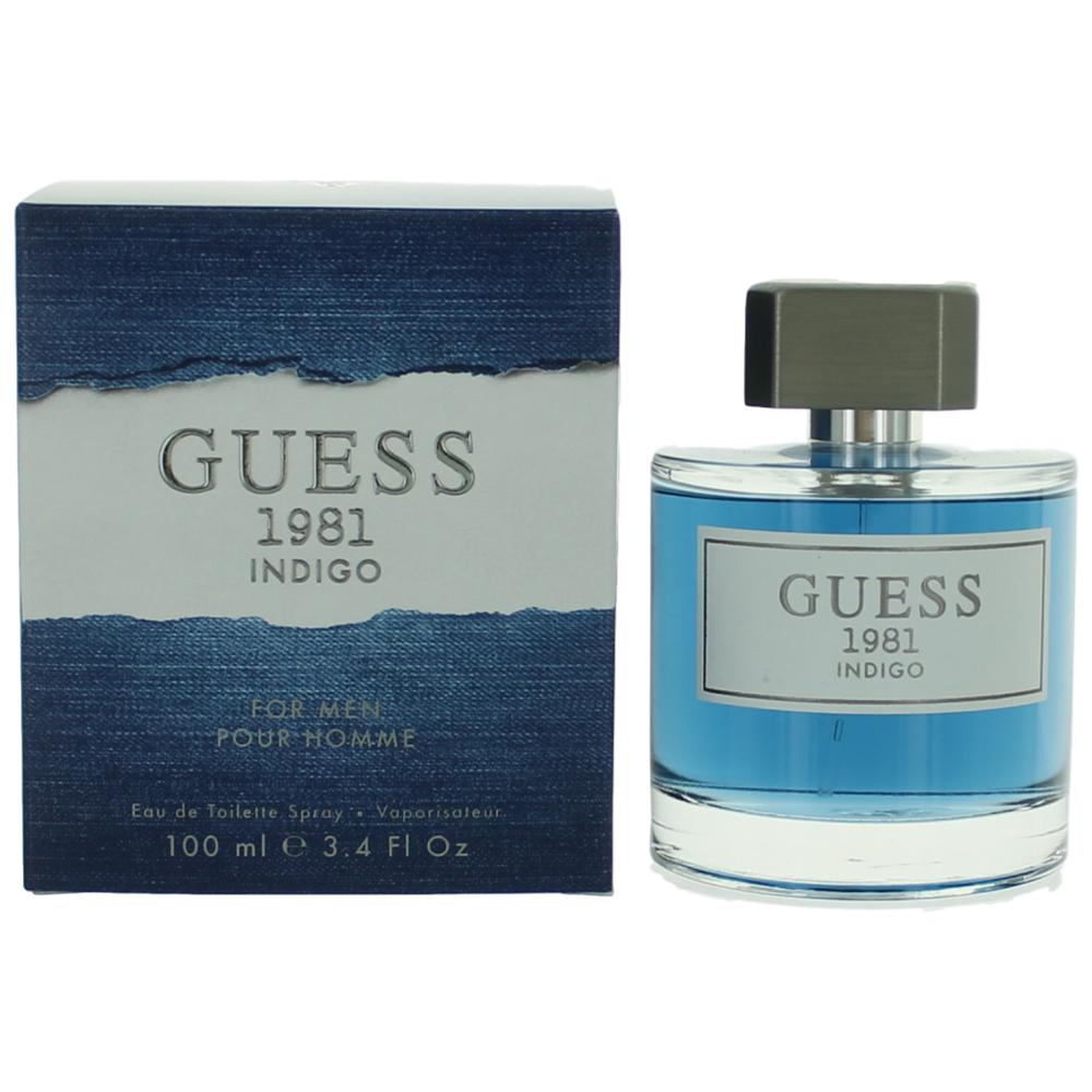 Guess 1981 Indigo By Guess, 3.4 Oz Edt Spray For Men