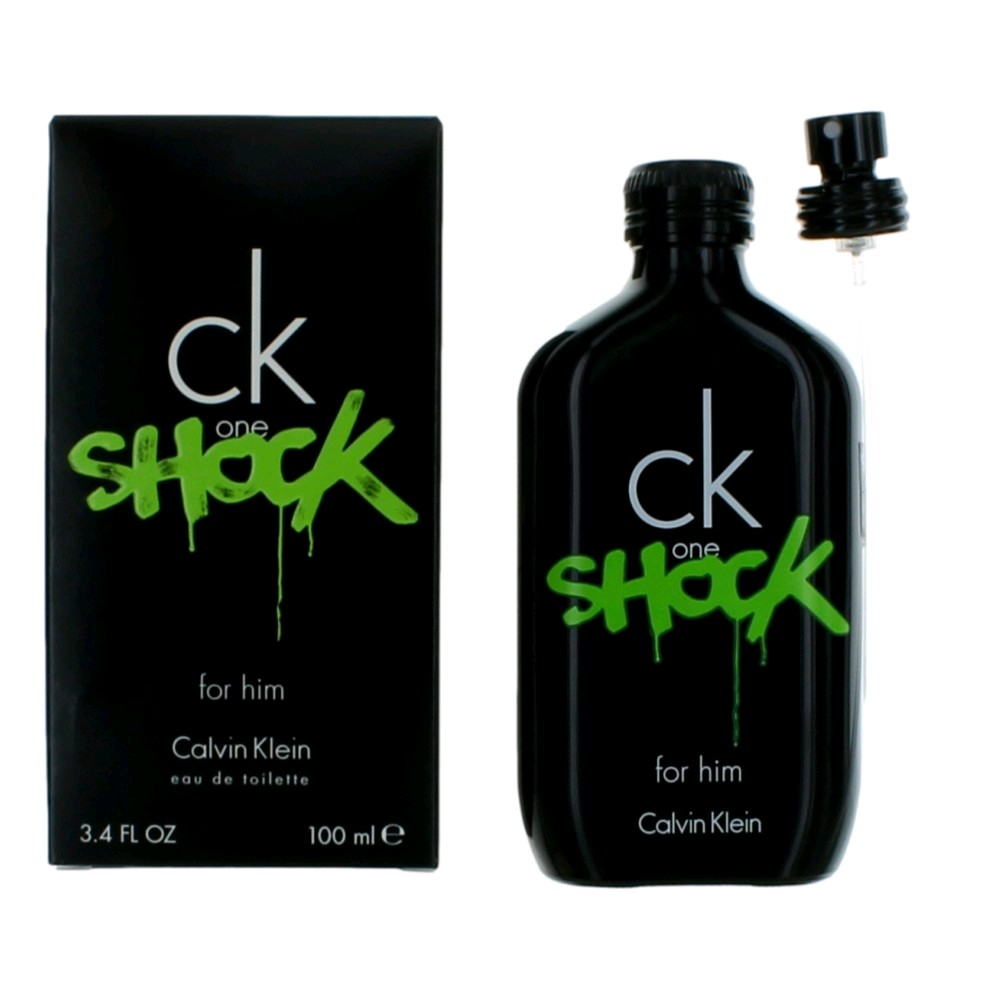 Ck One Shock By Calvin Klein, 3.4 Oz Edt Spray For Men