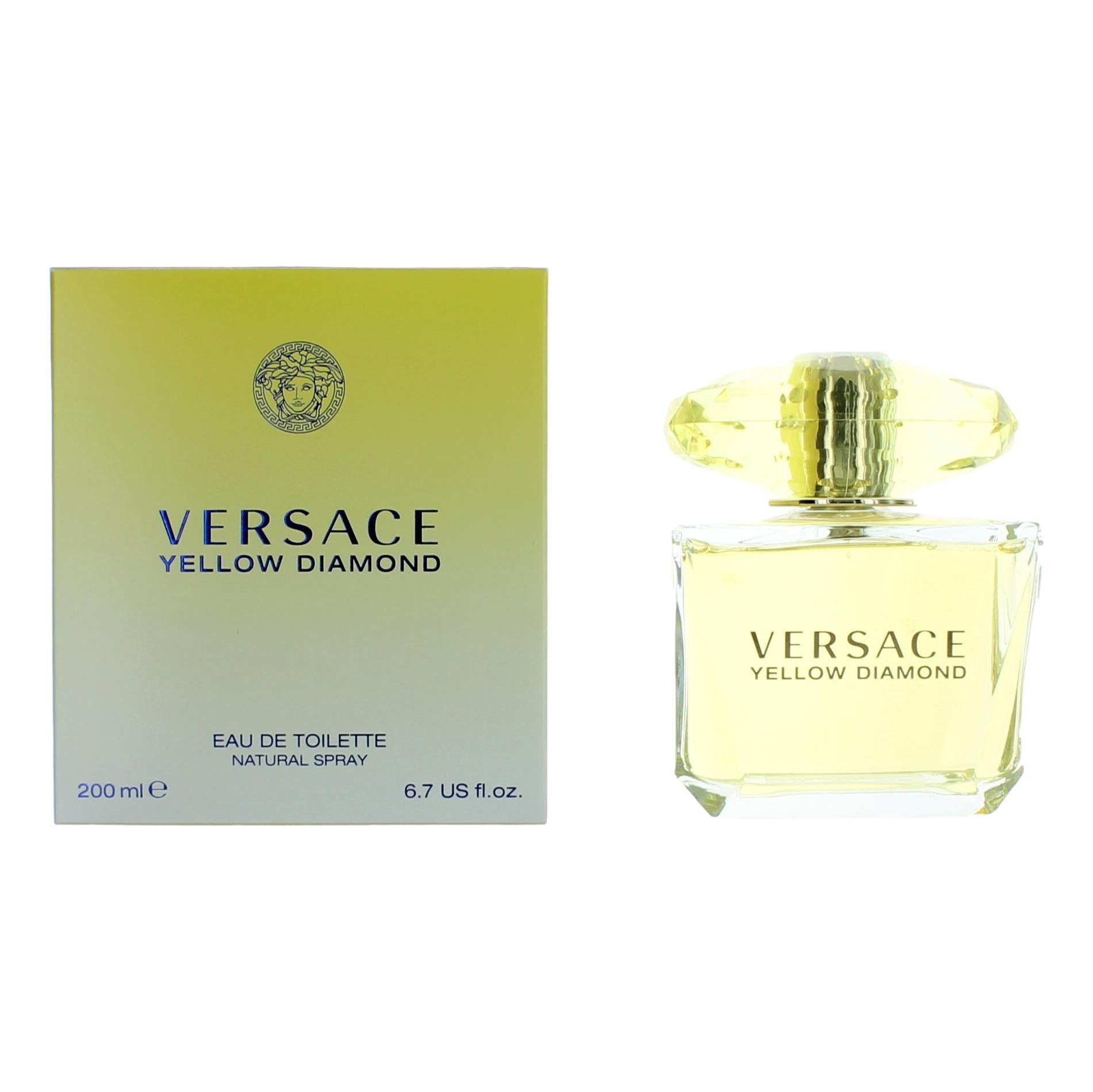 Versace Yellow Diamond by Versace, 6.7 oz EDT Spray for Women | eBay