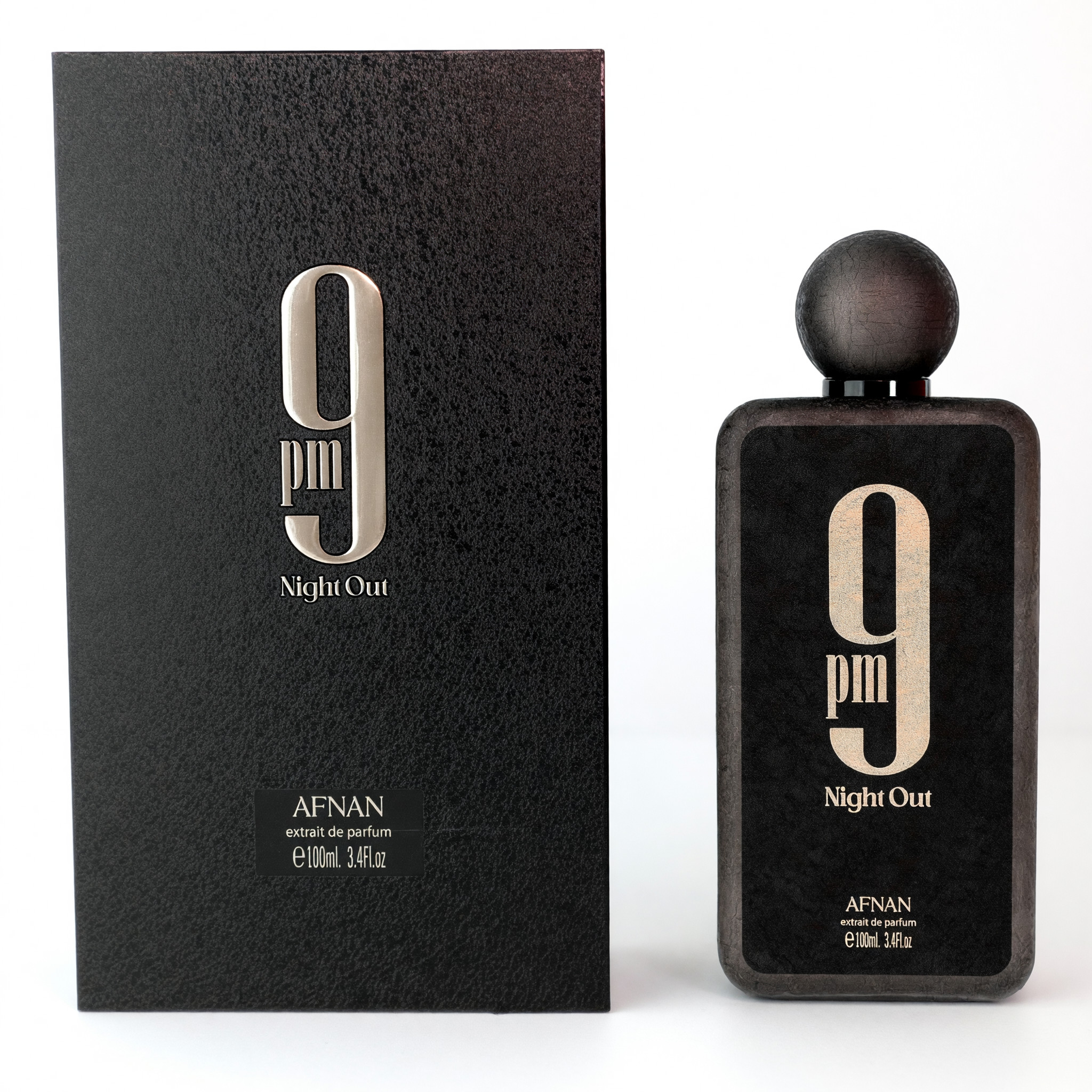 香水(男性用) Afnan 9 PM Night Out 9PM Night Out by Afnan, 3.4 oz Extrait De Parfum spray for Unisex