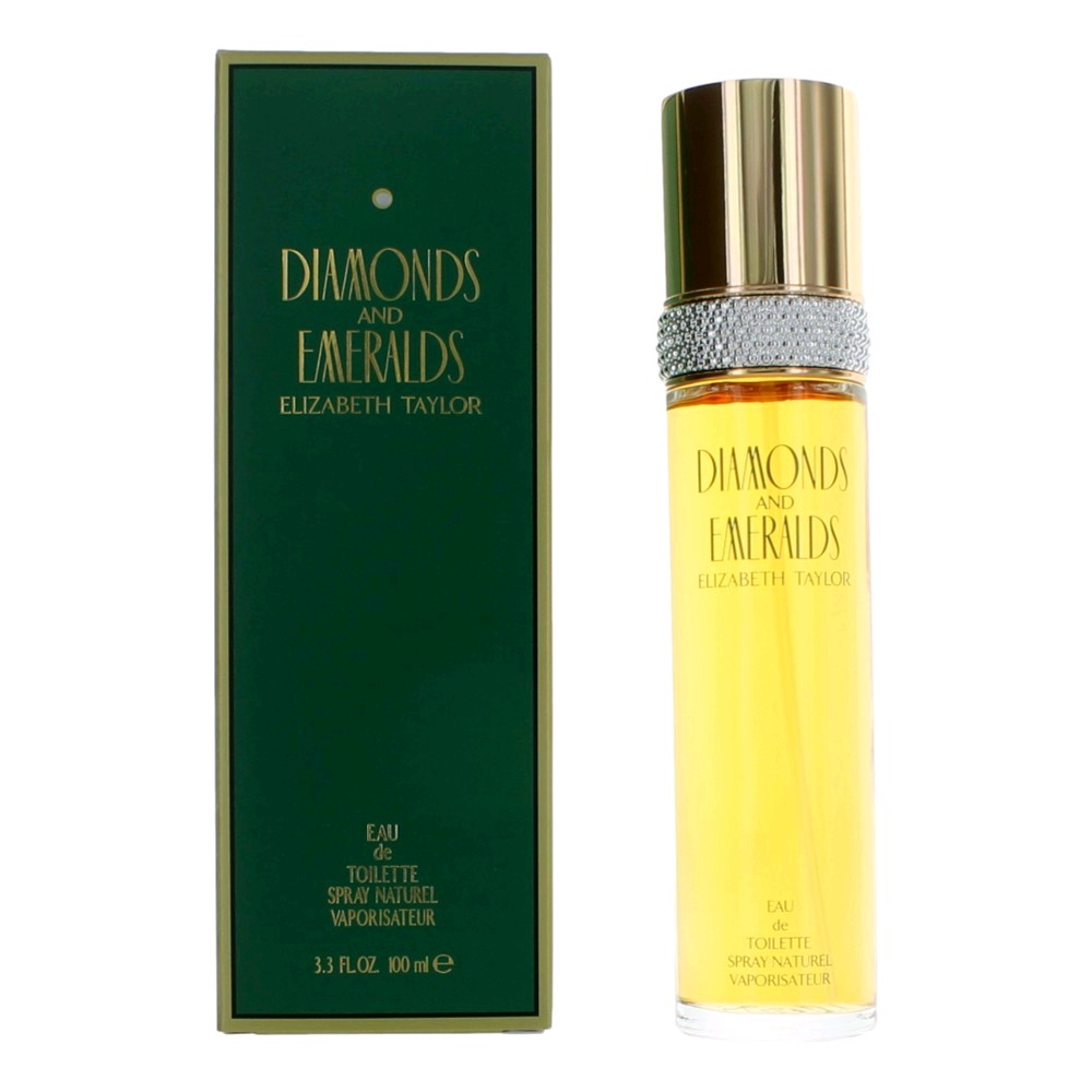 Diamonds & Emeralds By Elizabeth Taylor, 3.3 Oz Edt Spray For Women