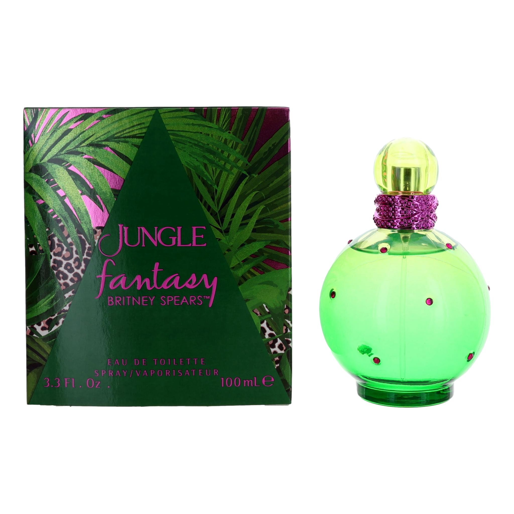 Jungle Fantasy By Britney Spears, 3.3 Oz Edt Spray For Women