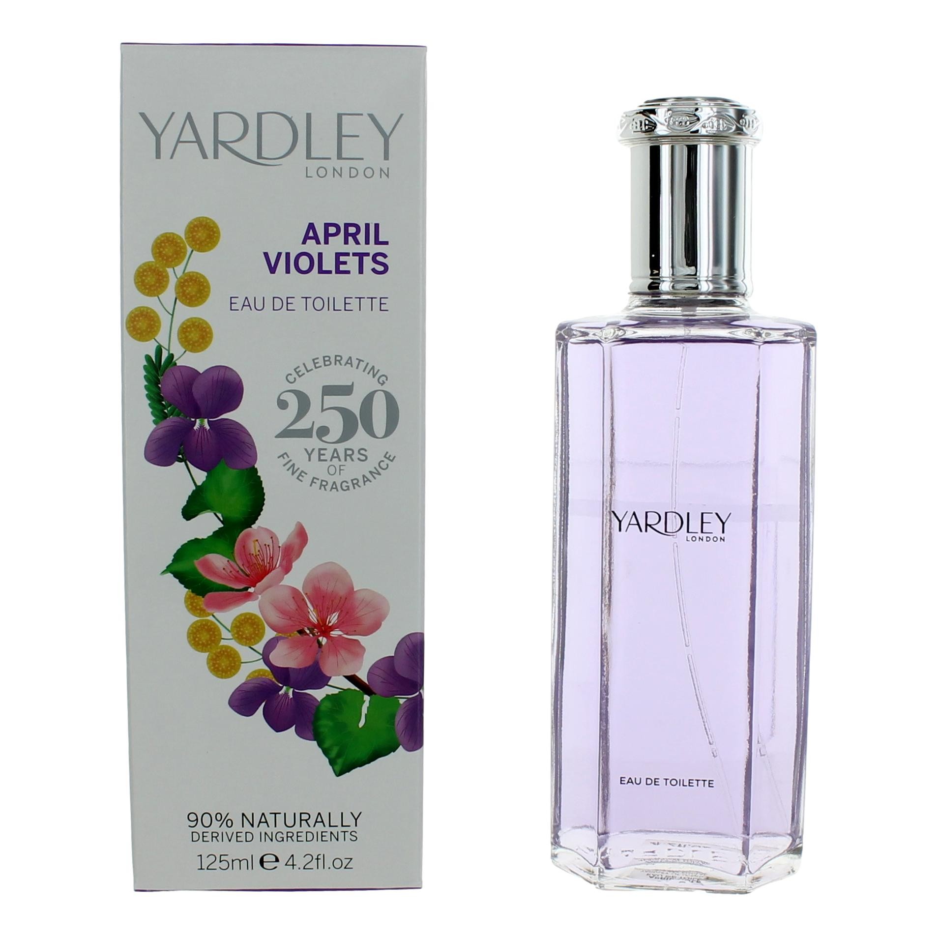 April Violets Eau De Toilette Spray 4.2 Oz / 125 Ml for Women by Yardley Of London