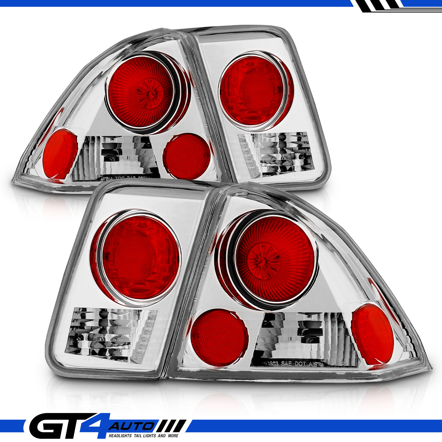 For 2001 2002 2003 2004 2005 Honda Civic Sedan Altezza Tail Lights